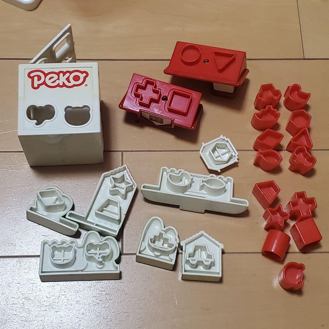 1987年 昭和レトロ ペコちゃん くみたてパズル おうち ハウス