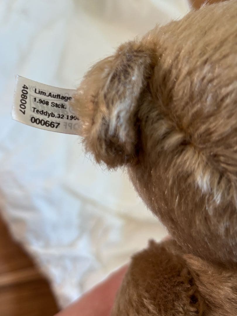 シュタイフ テディベア レプリカ 1908年