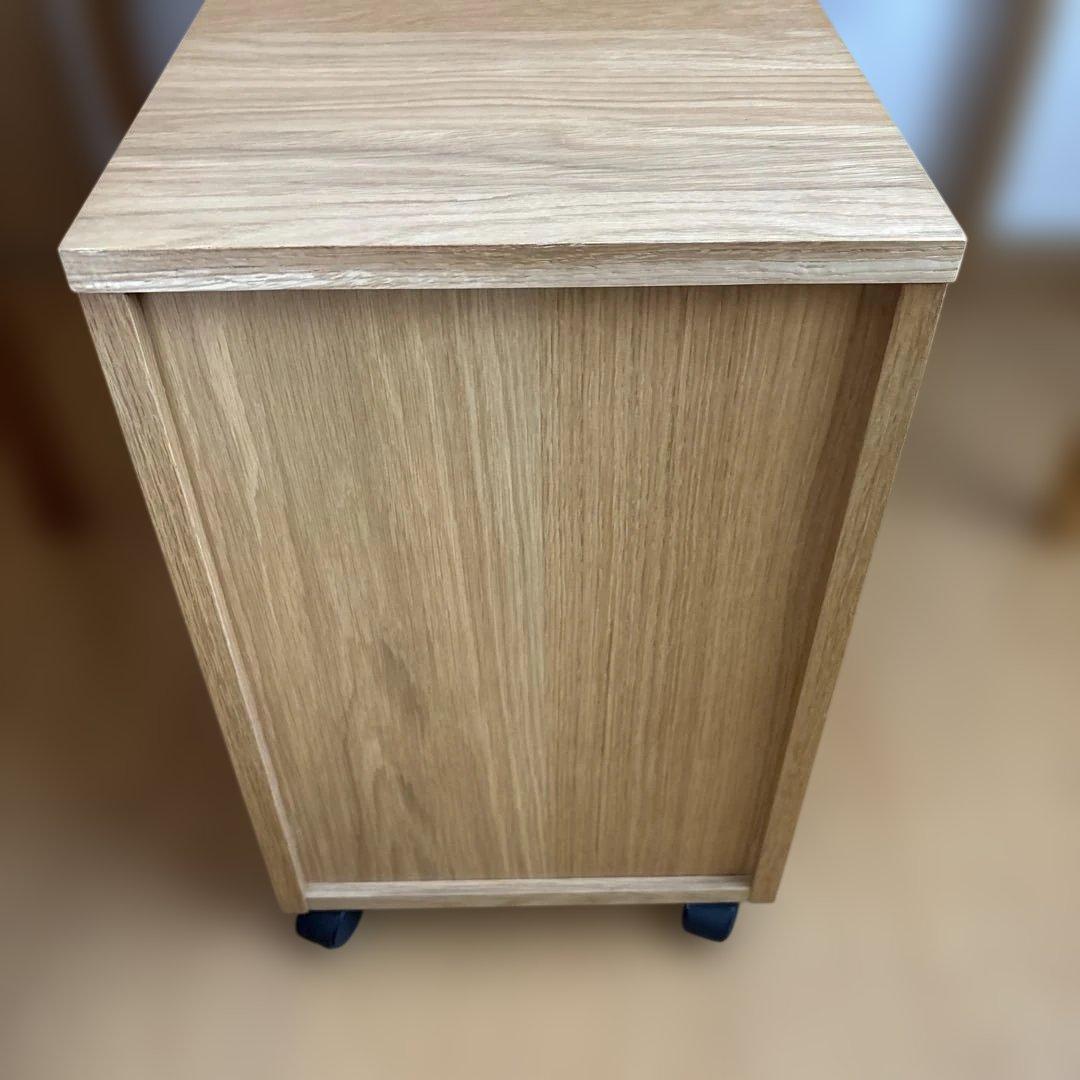 【引き取り限定】無印良品 木製デスク キャビネットセット