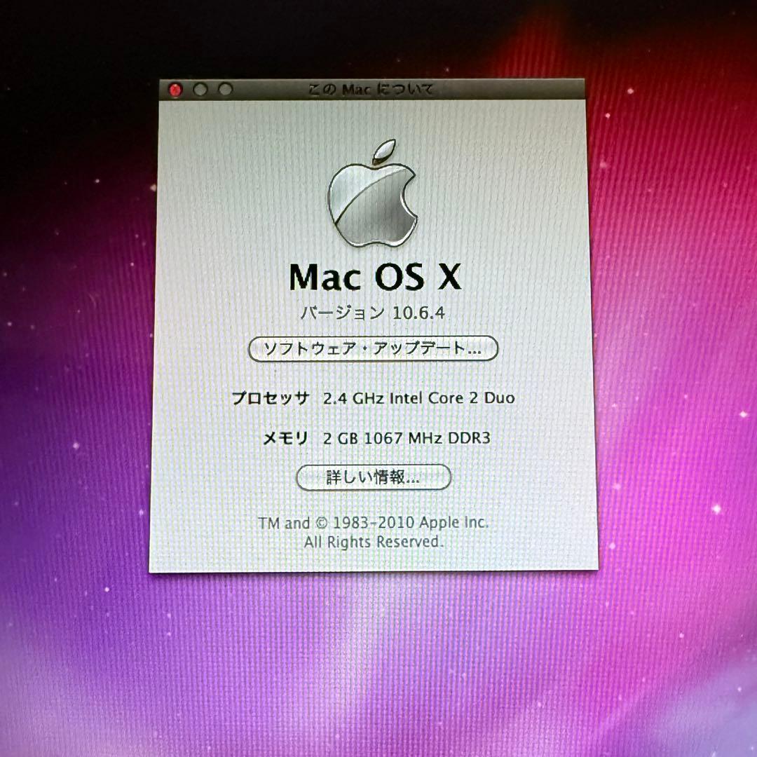 Apple MacBook 白13-inch/Mid2010 MC516J/A