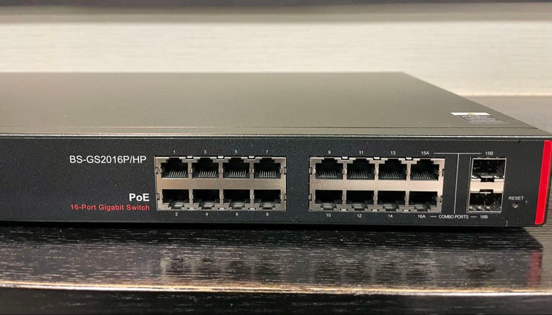 BUFFALO BS-GS2016P/HP 16ポートスイッチ
