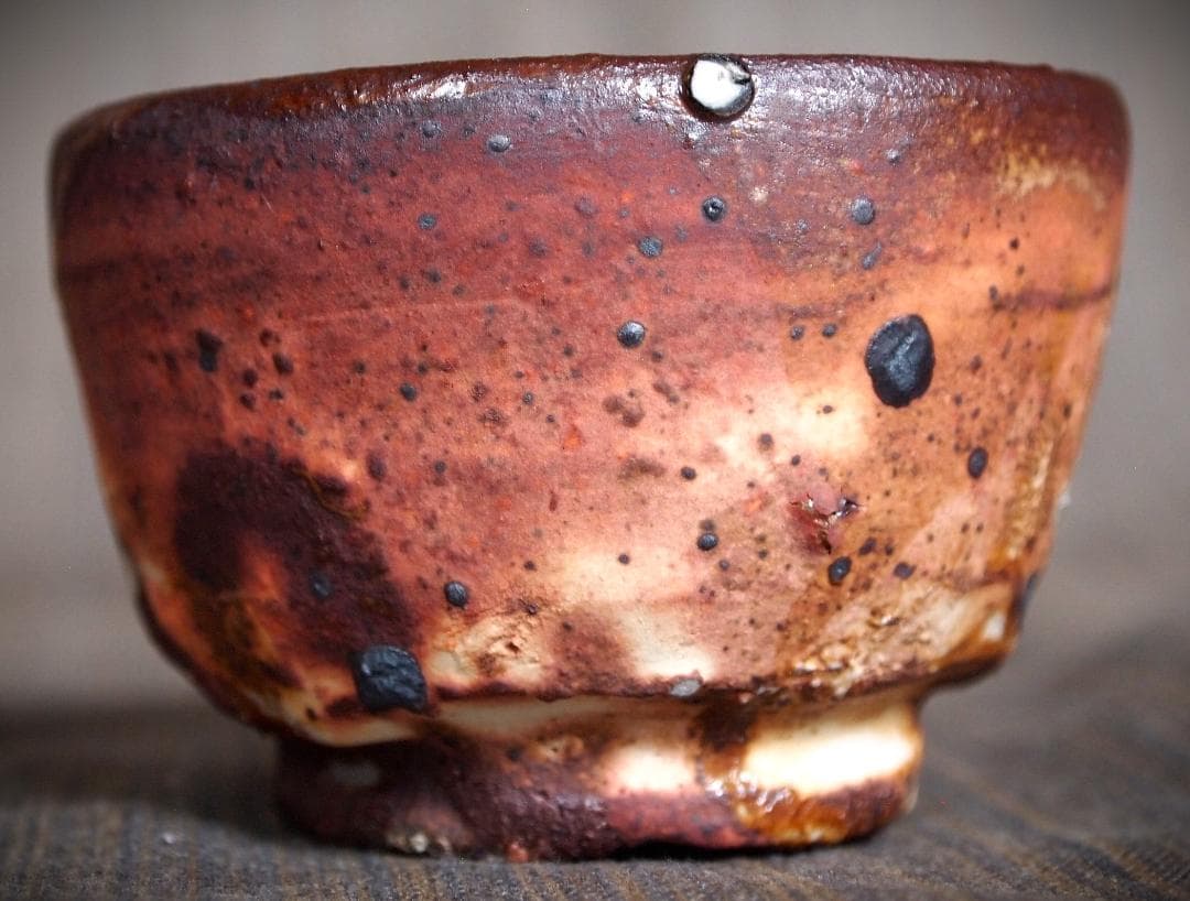 人気作家★水谷渉【師：中川自然坊＆鯉江良二粉引唐津ぐい呑みB