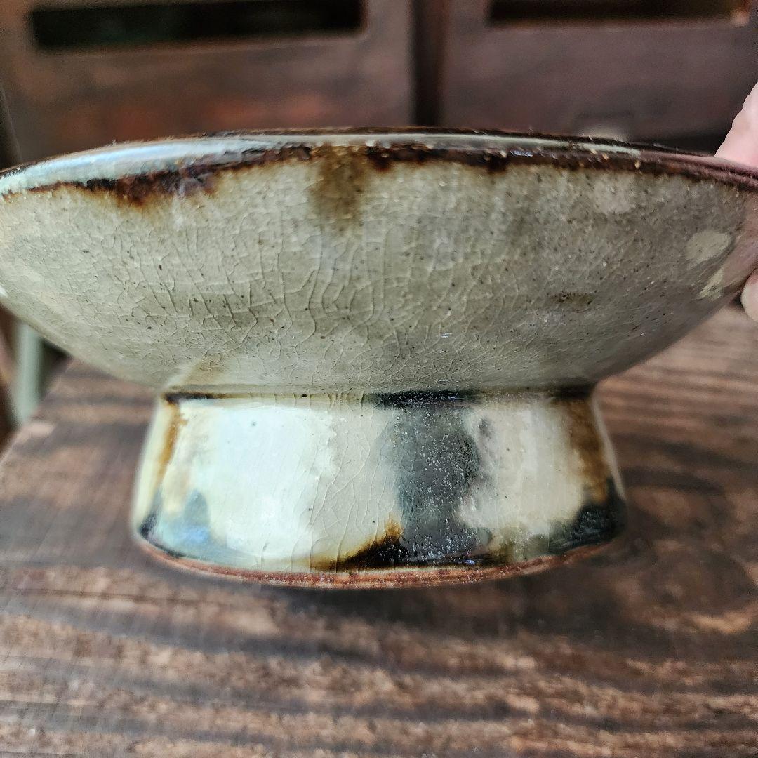 No.128　新品　やちむん　台皿　コンポート皿