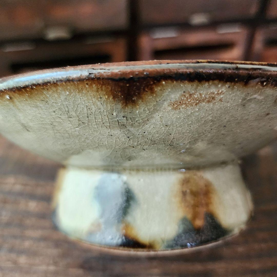 No.128　新品　やちむん　台皿　コンポート皿