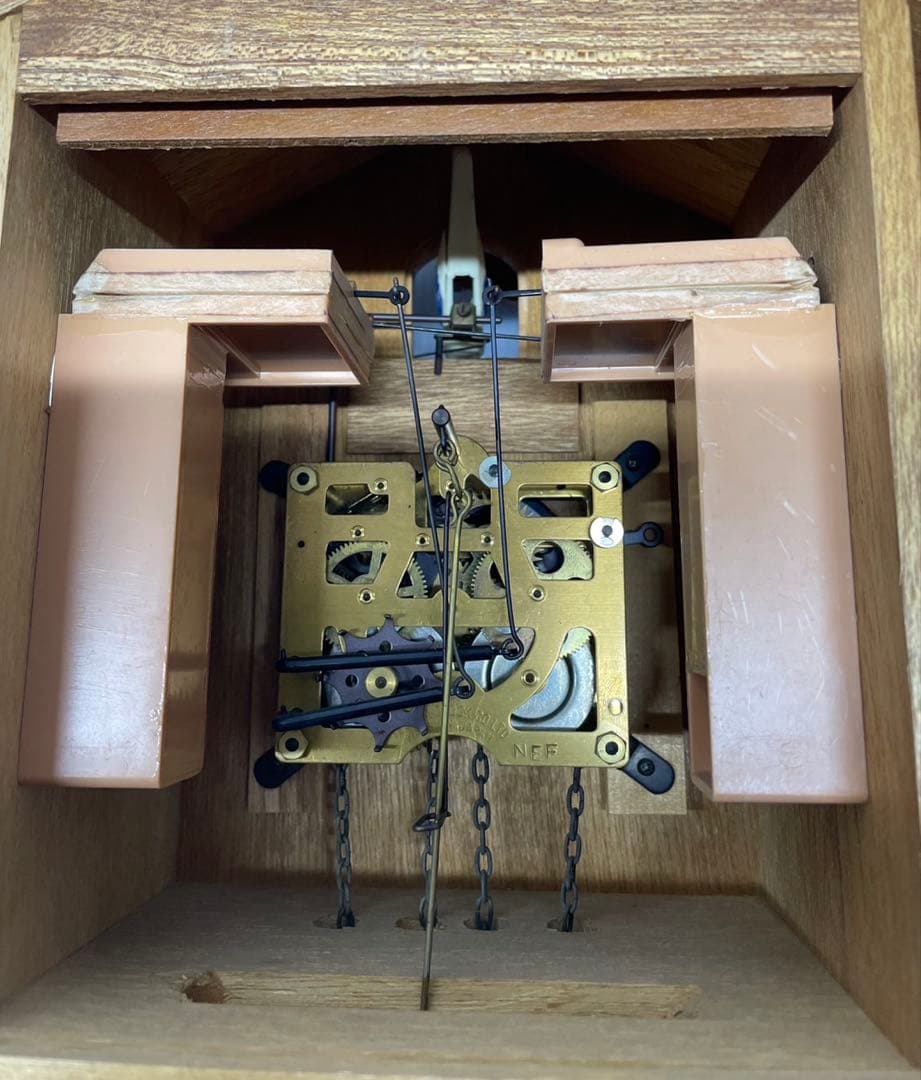 【TEZUKA CLOCK】壁掛け時計　鳩時計　昭和レトロ※現状渡し