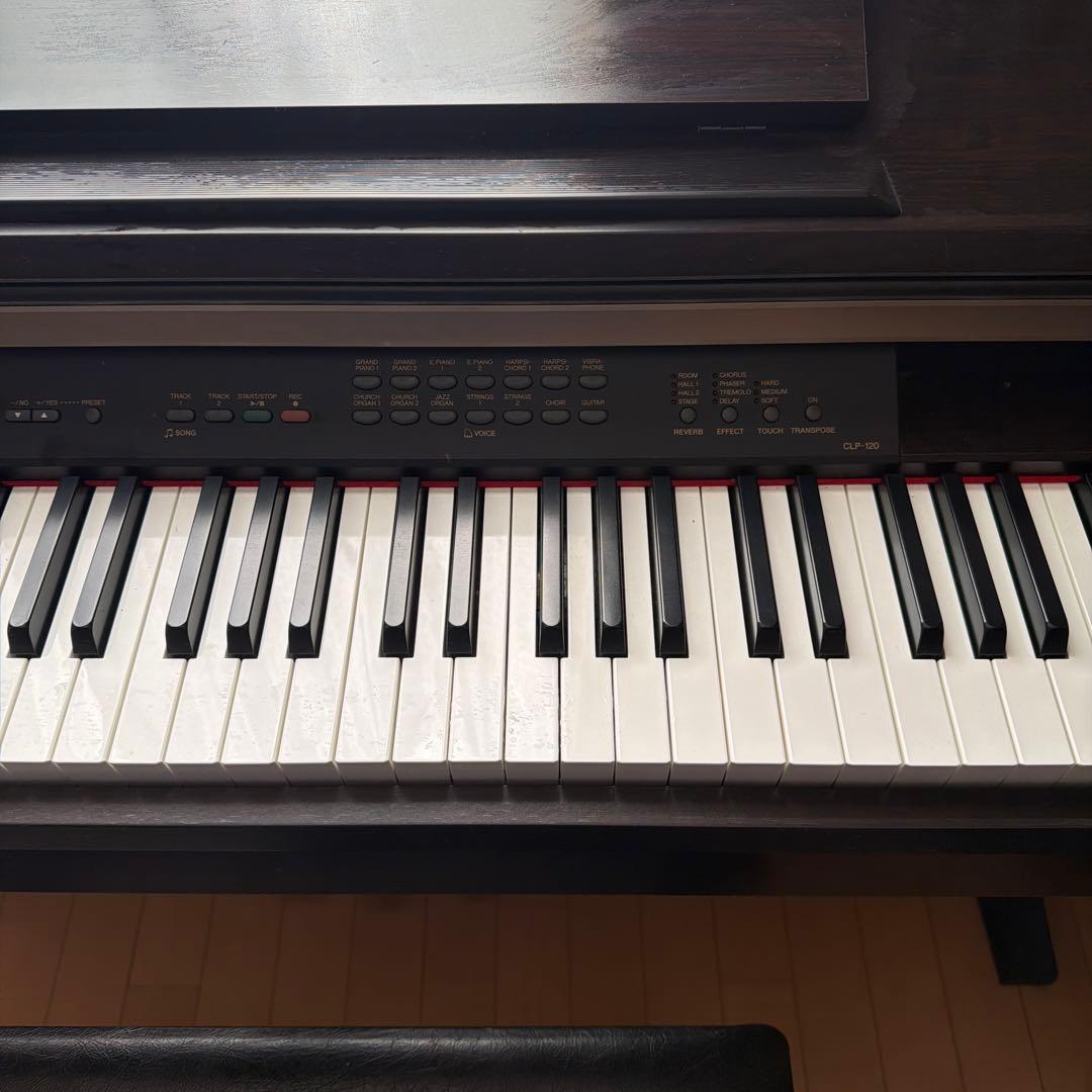 YAMAHA クラビノーバ　CLP-120 電子ピアノ　【現地引取り】
