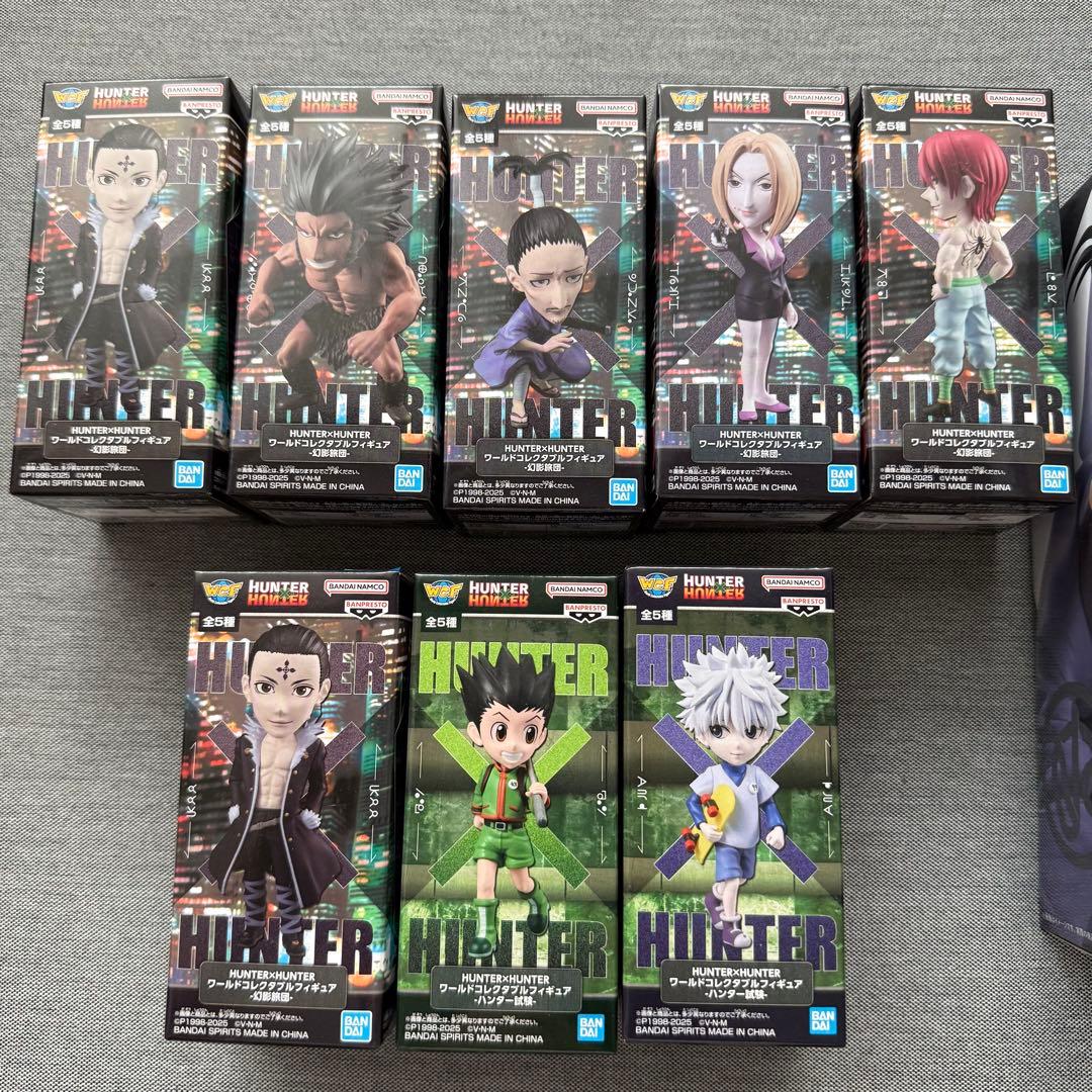 ハンターハンター　コレクタブル　ぬーどるストッパー　フィギュア　9個セット