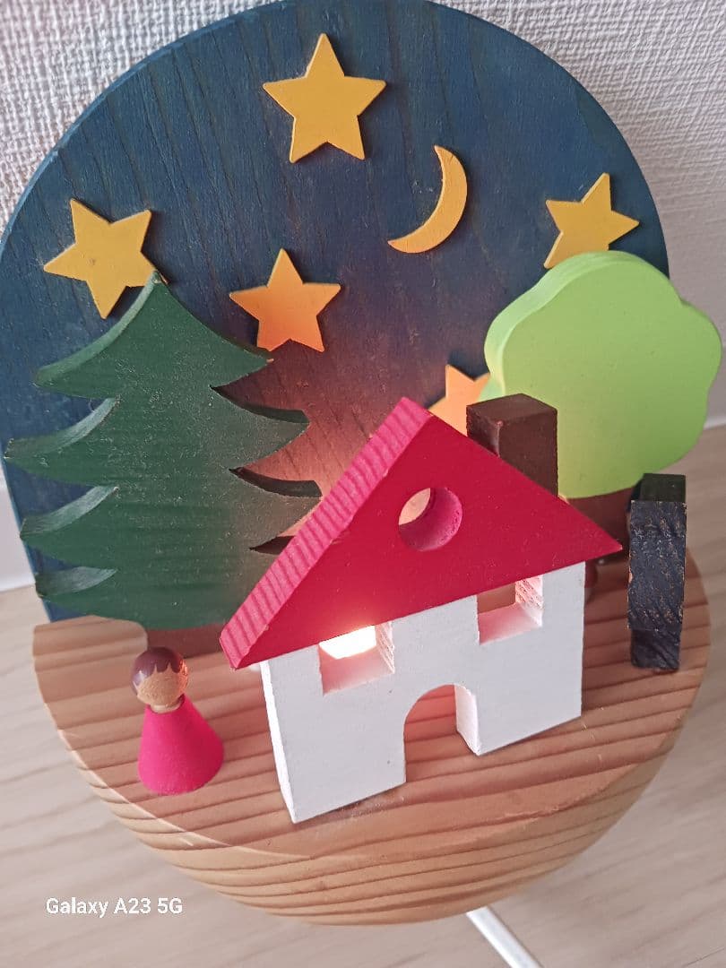 キーナー社　ナイトランプ　　スイス　木製　子供玩具