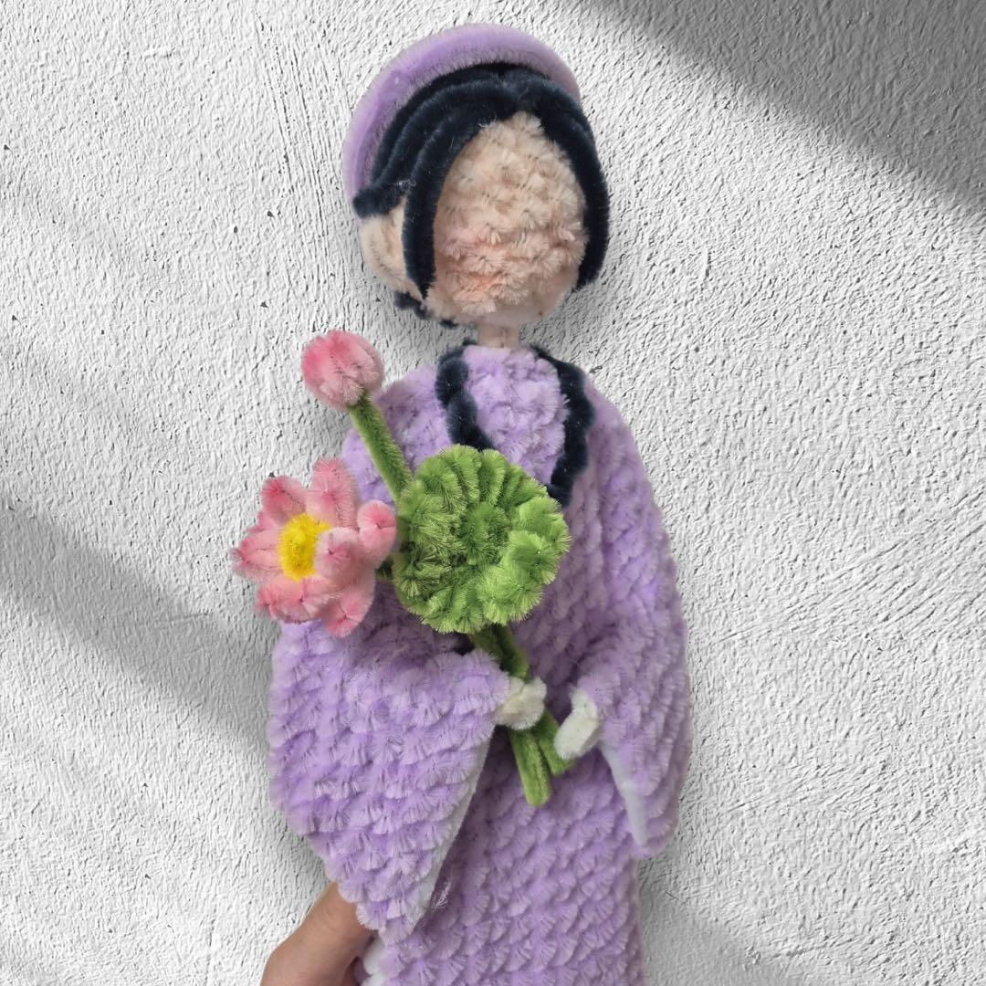 モールアート ベトナム伝統衣装アオザイ人形