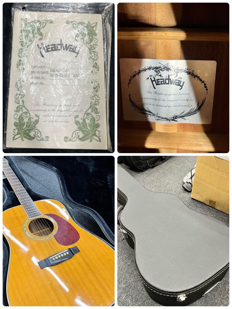 【11884】HEADWAY HCD-507AS アコースティックギター