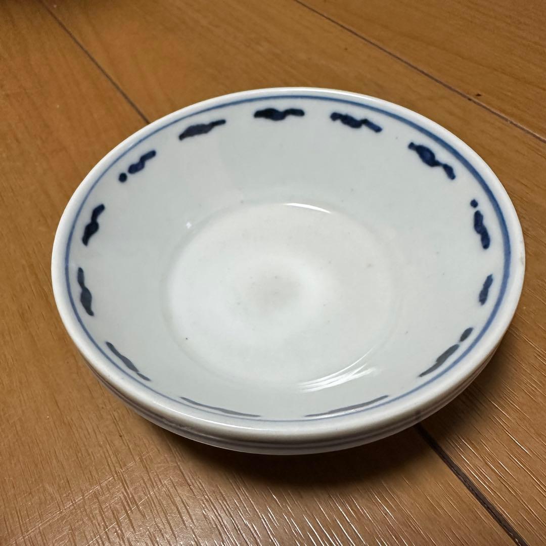 三代清水六兵衛 染付小皿 8客セット 和食器 豆皿