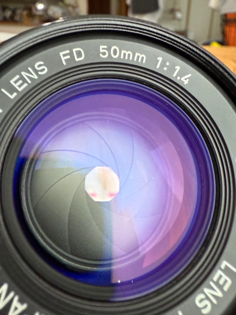 未使用・美品 Canon FDレンズ 50mm 1:1.4