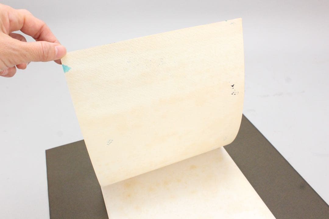 No5296 額装　甲斐典士　「桜島」1969年　直筆サイン　風景画　送料無料