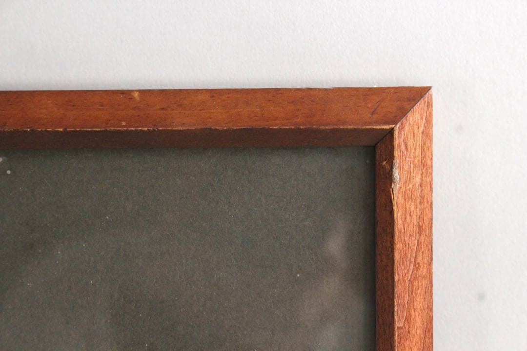 No5296 額装　甲斐典士　「桜島」1969年　直筆サイン　風景画　送料無料