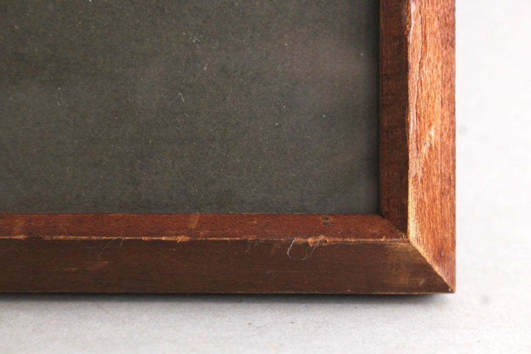 No5296 額装　甲斐典士　「桜島」1969年　直筆サイン　風景画　送料無料