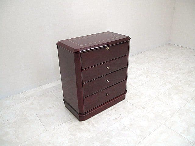 【美品】モリカネ バール材 ジュエリーキャビネット ジュエリーチェスト