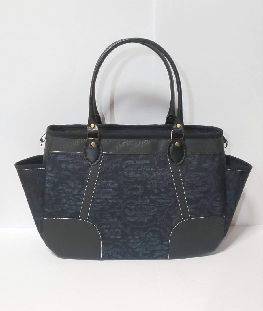 redさま専用♪大島紬ファスナーつき2wayチューリップバッグ