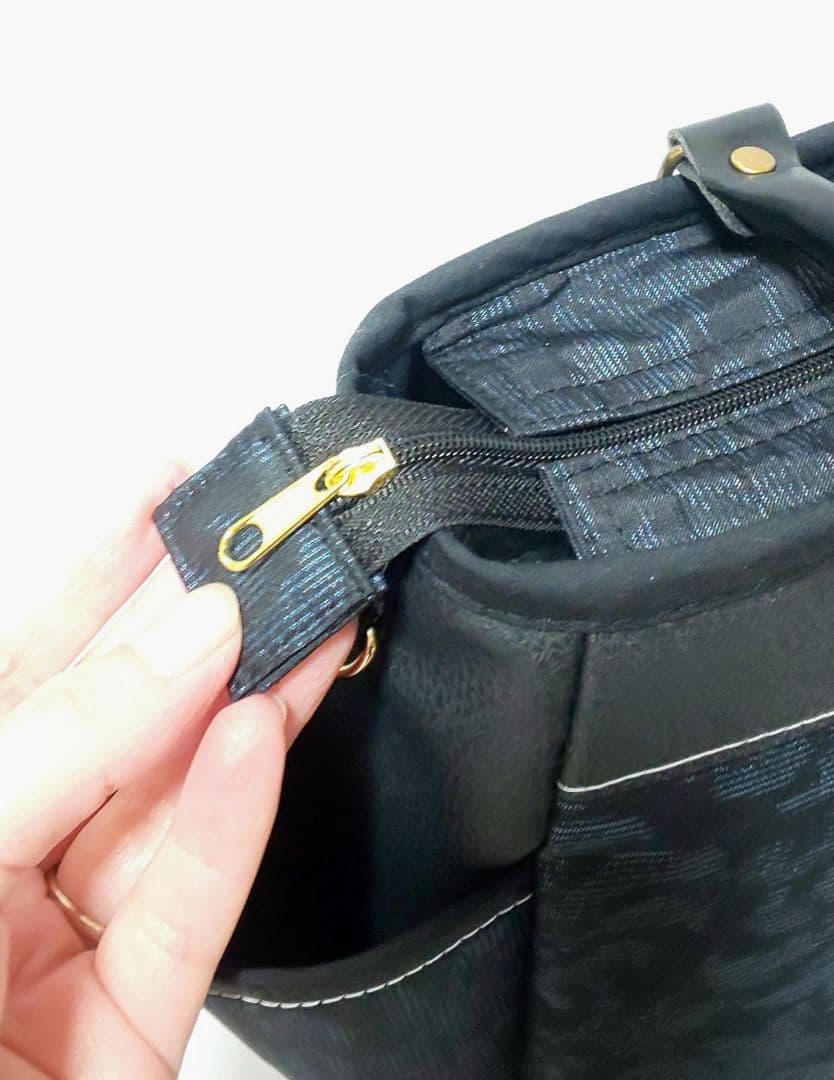 redさま専用♪大島紬ファスナーつき2wayチューリップバッグ