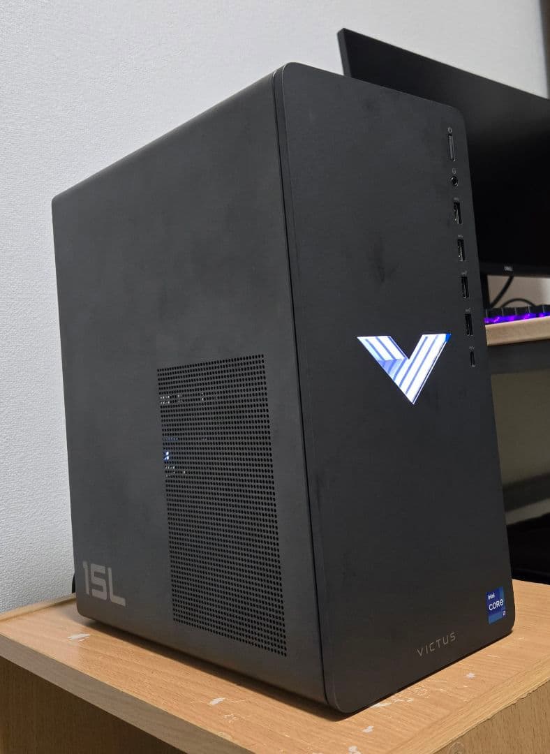 稼働少 HP 小型 ゲーミングpc i7 14700F RTX4060Ti 無線