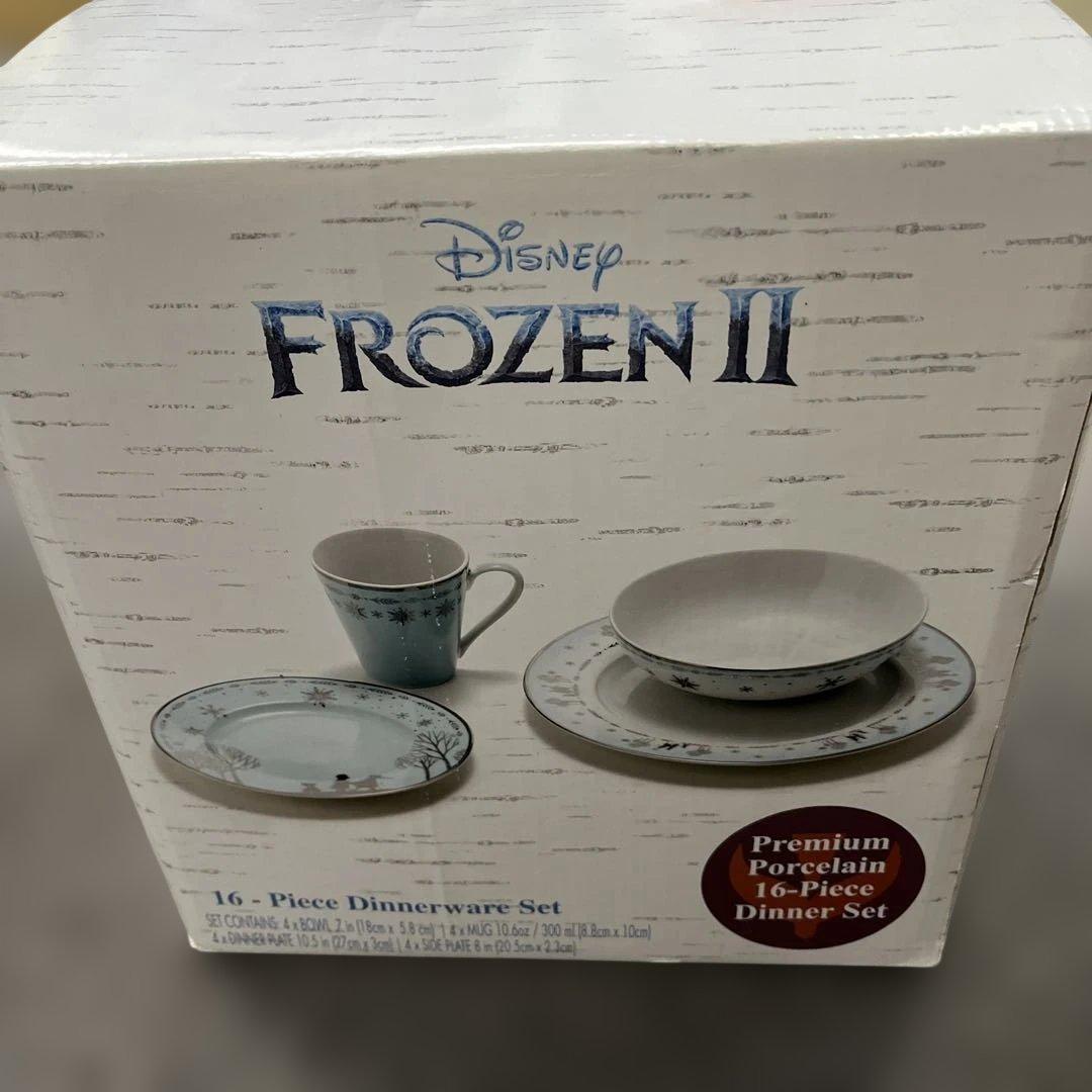 ディズニー 食器セット アナと雪の女王２ アナとエルサ セラミックお皿セット