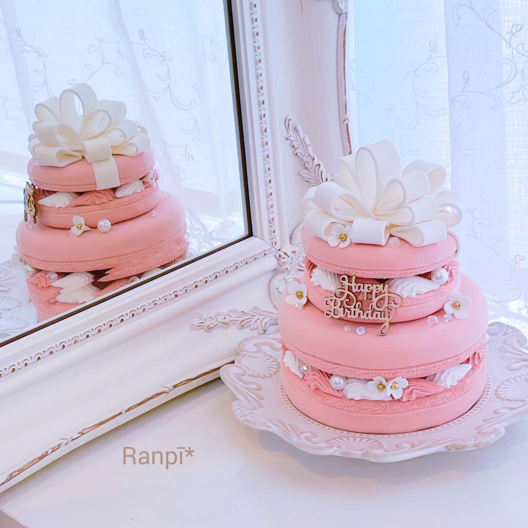 クレイケーキ*BIGマカロンケーキ