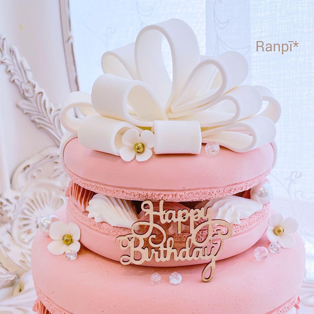 クレイケーキ*BIGマカロンケーキ