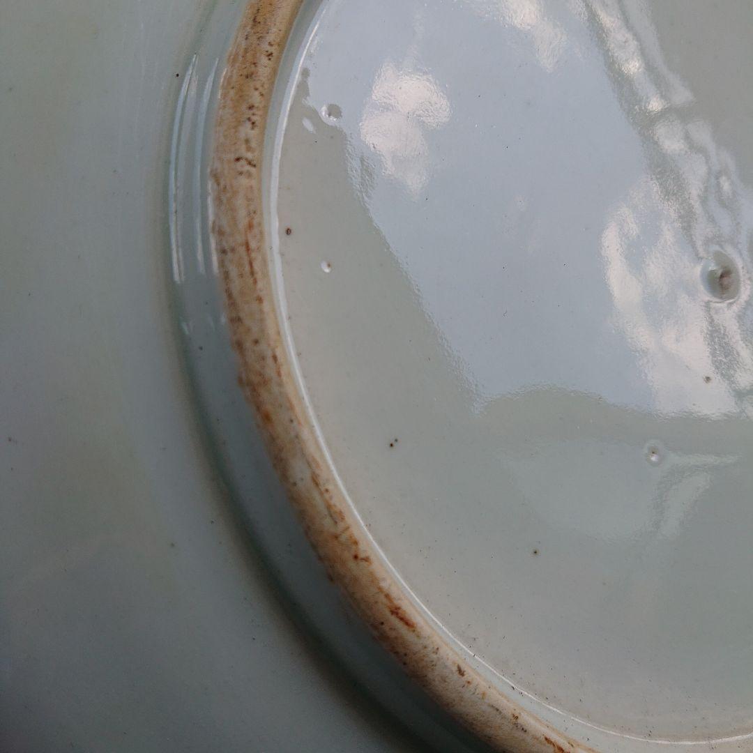 古伊万里染付芙蓉手柘榴尽くし文大皿 ヨーロッパ里帰り品 骨董 インテリア 飾り皿