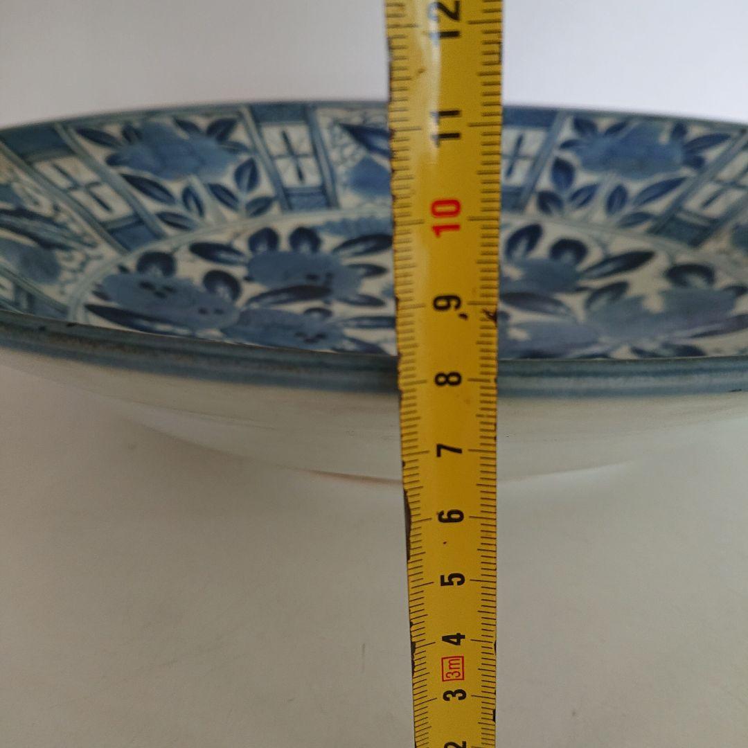 古伊万里染付芙蓉手柘榴尽くし文大皿 ヨーロッパ里帰り品 骨董 インテリア 飾り皿