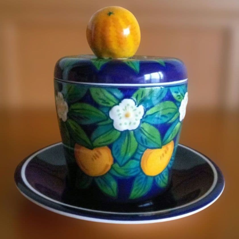 【希少】ロイヤルコペンサーゲン オレンジブロッサム マーマレードポット