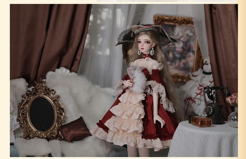 Q11 BJD 1/3 ドール本体 Camille　球体関節人形 ハンドメイ