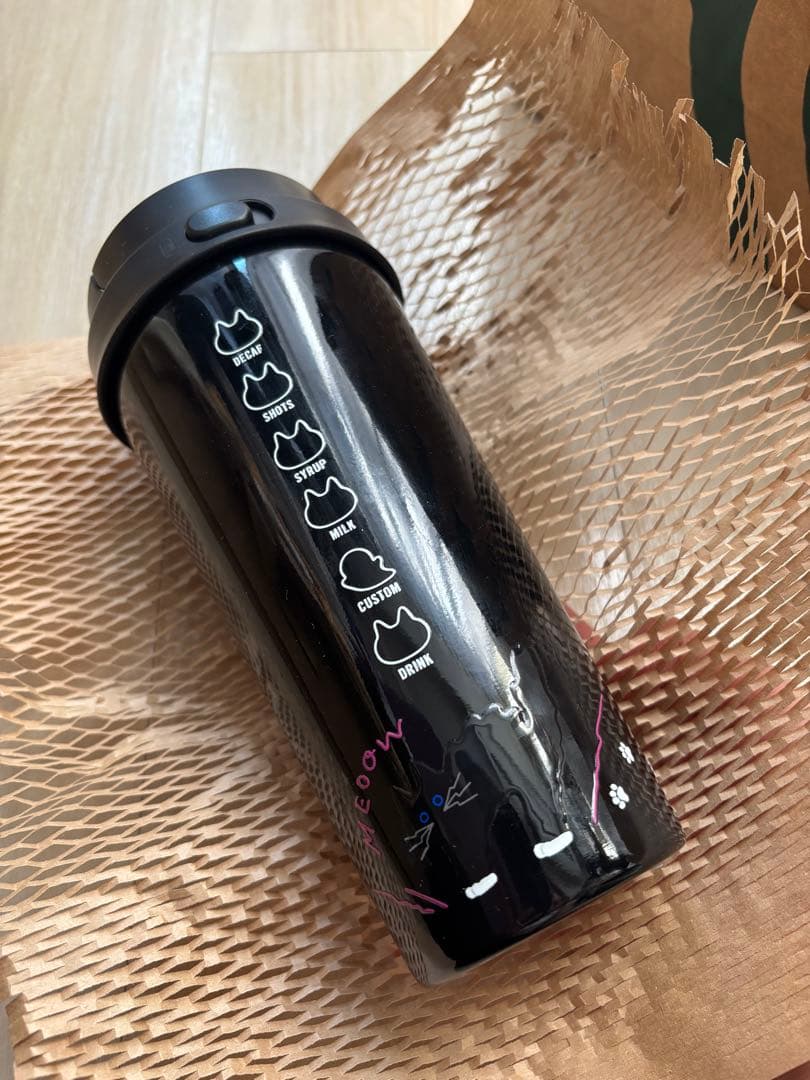 スターバックス　ハロウィン2025 ステンレスTOGOボトルキャット