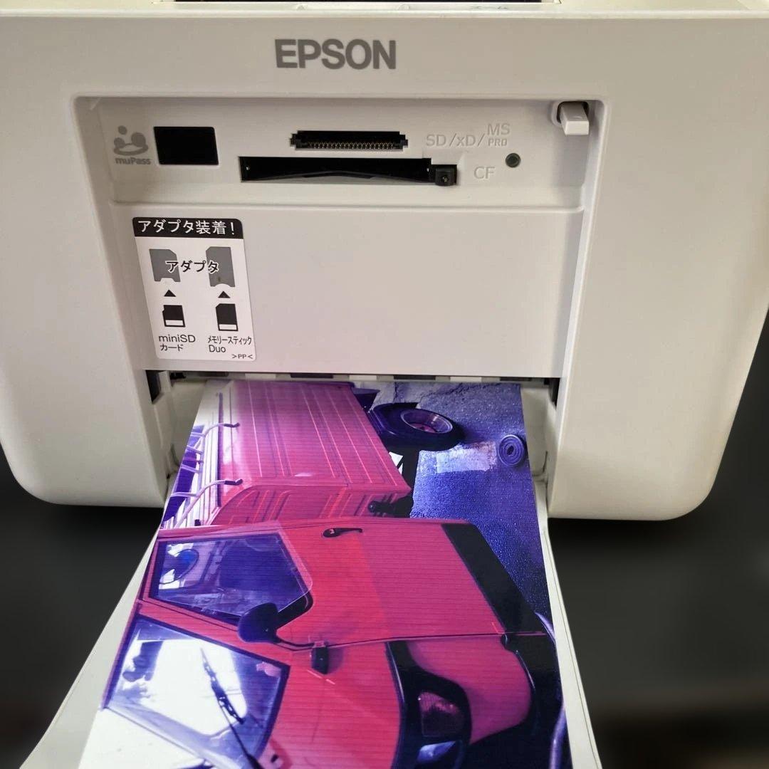 EPSON E-530C カラリオ ミーフォトプリンター　未使用インク、用紙付