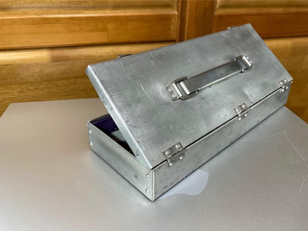 手作りアルミの小物入れ　筆箱などに❗️