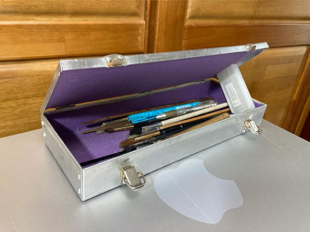 手作りアルミの小物入れ　筆箱などに❗️