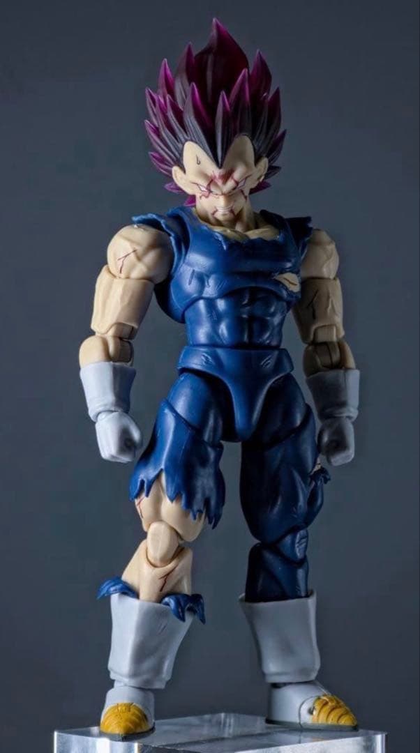 S.H.Figuarts用 ベジータ 我儘の極意 カスタムヘッドパーツ