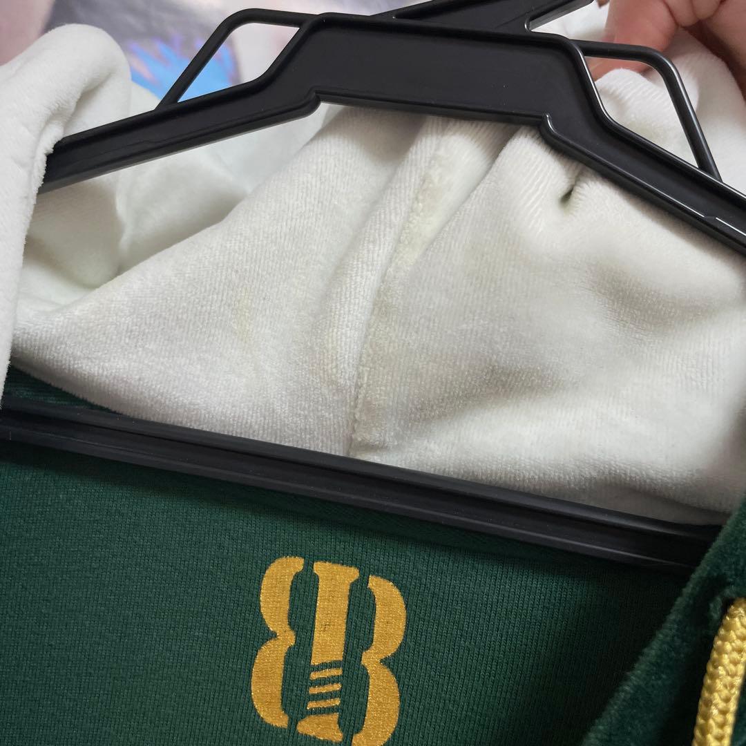 BALLISTIK BOYZ フード付きパーカー ダークグリーン