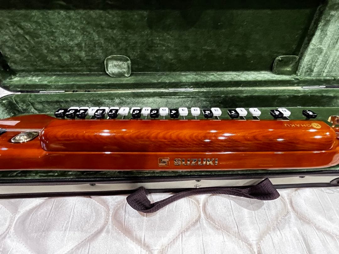 SUZUKI 電気大正琴　こはく　ソプラノ　CHK-1 専用ケース付き