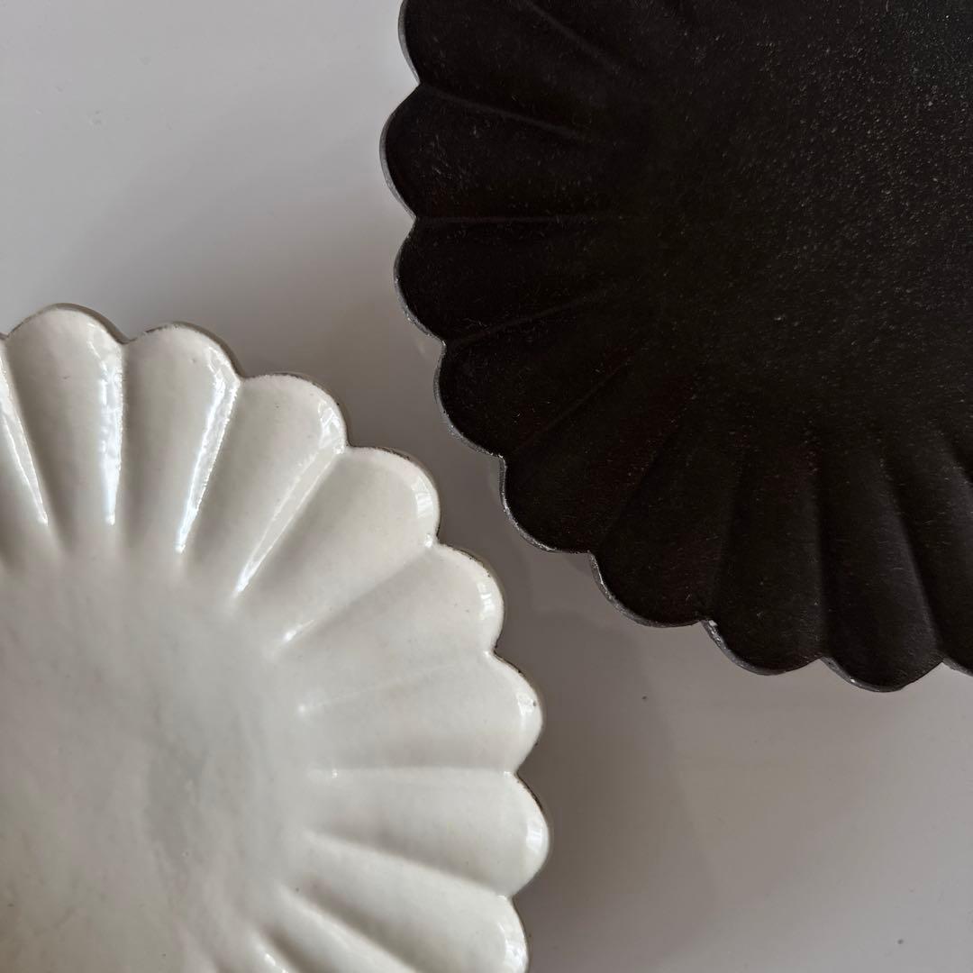 TOMO 【新品未使用】高島大樹 輪花皿 (大) 黒のみ