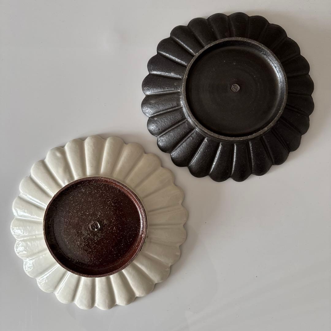 TOMO 【新品未使用】高島大樹 輪花皿 (大) 黒のみ