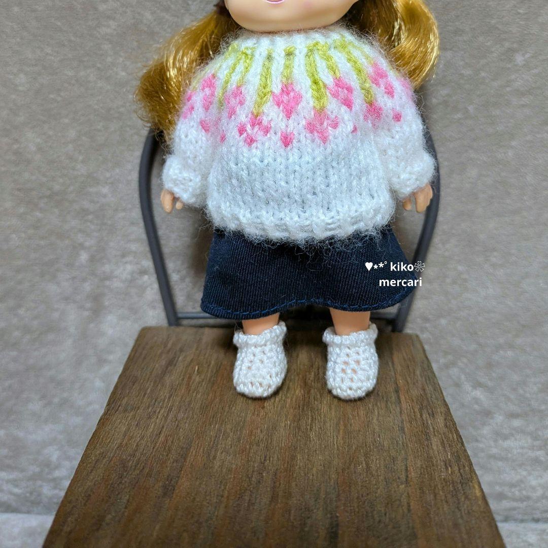 doll服’25　no206　11センチドール　セーター 　参考画像　ご購入可