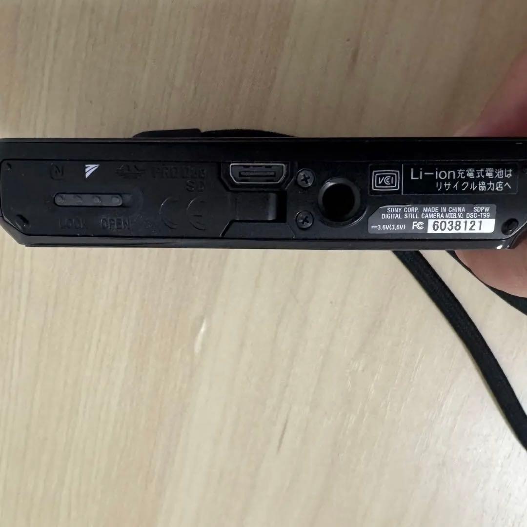 SONY Cyber-shot DSC-T99 黒 デジカメ 美！ ※充電器なし