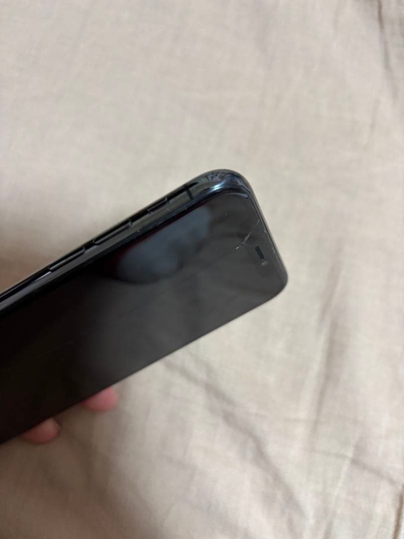 iPhoneX スペースグレー　画面割れあり