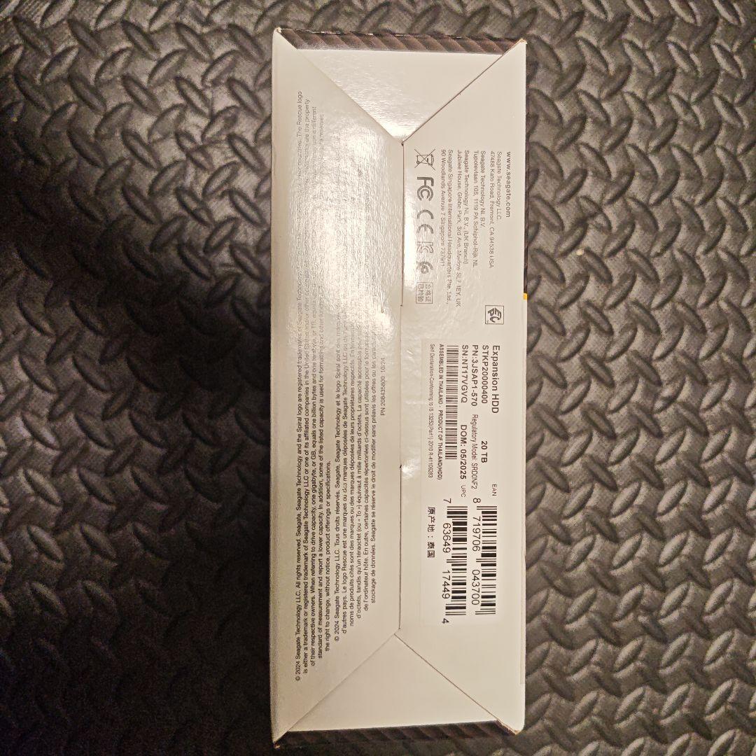SEAGATE EXPANSION 外付けハードディスク　20TB