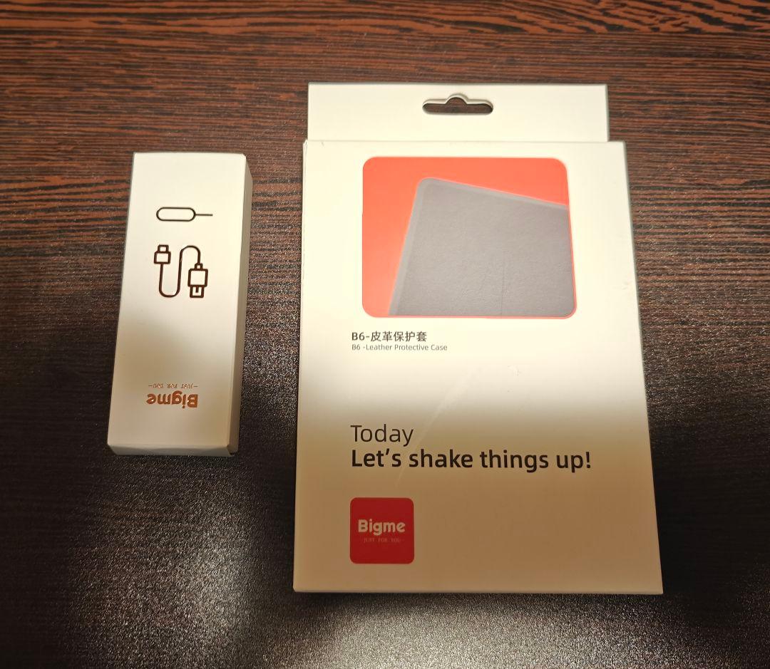 【新品・カバー付】Bigme B6 Color カラー電子リーダーAndroid