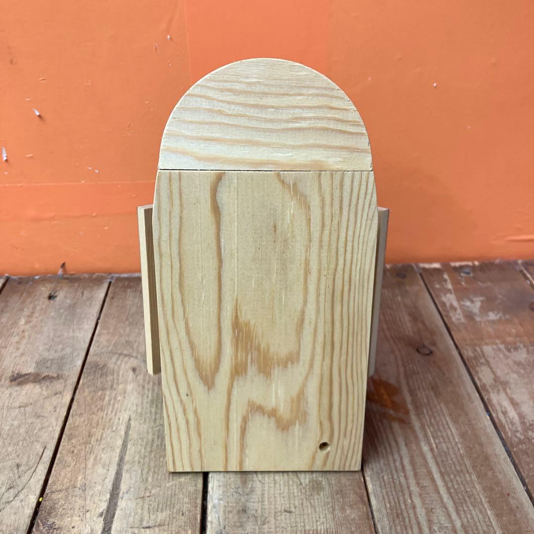 3F 【木製】貯金箱 ログハウス風 ミニチュアハウス インテリア 雑貨