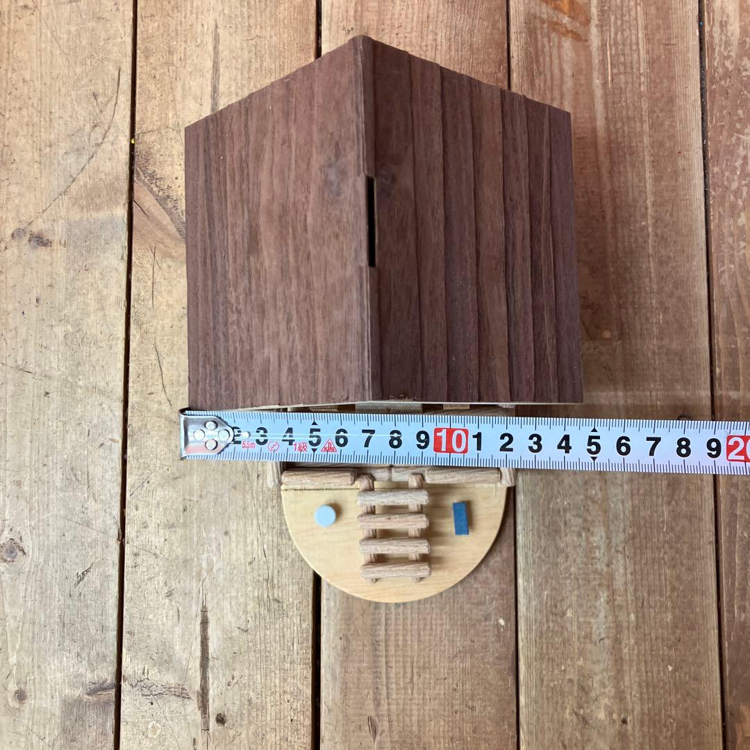 3F 【木製】貯金箱 ログハウス風 ミニチュアハウス インテリア 雑貨