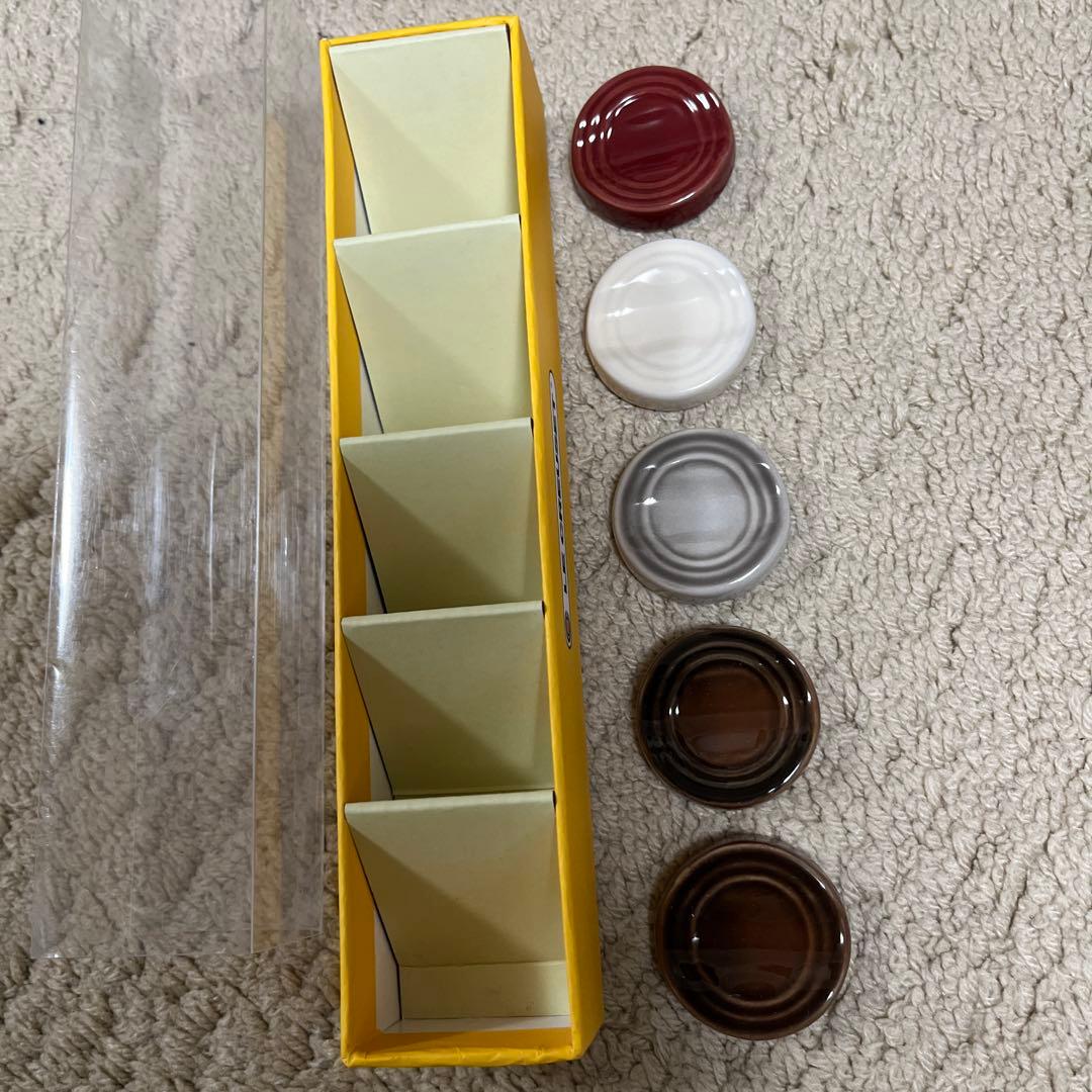 ルクルーゼ チョップスティック・レスト（5個入り）箸置き　新品