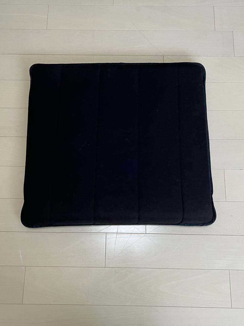 IKEA ポエング　 パーソナルチェア＆オットマン　 ブラック黒　クッション付