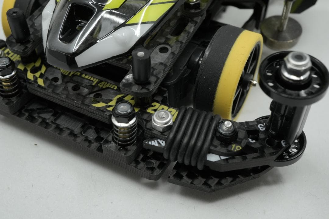 ミニ四駆 MSフレキ 完成マシン 蛍光機甲Ver. 海外優勝仕様