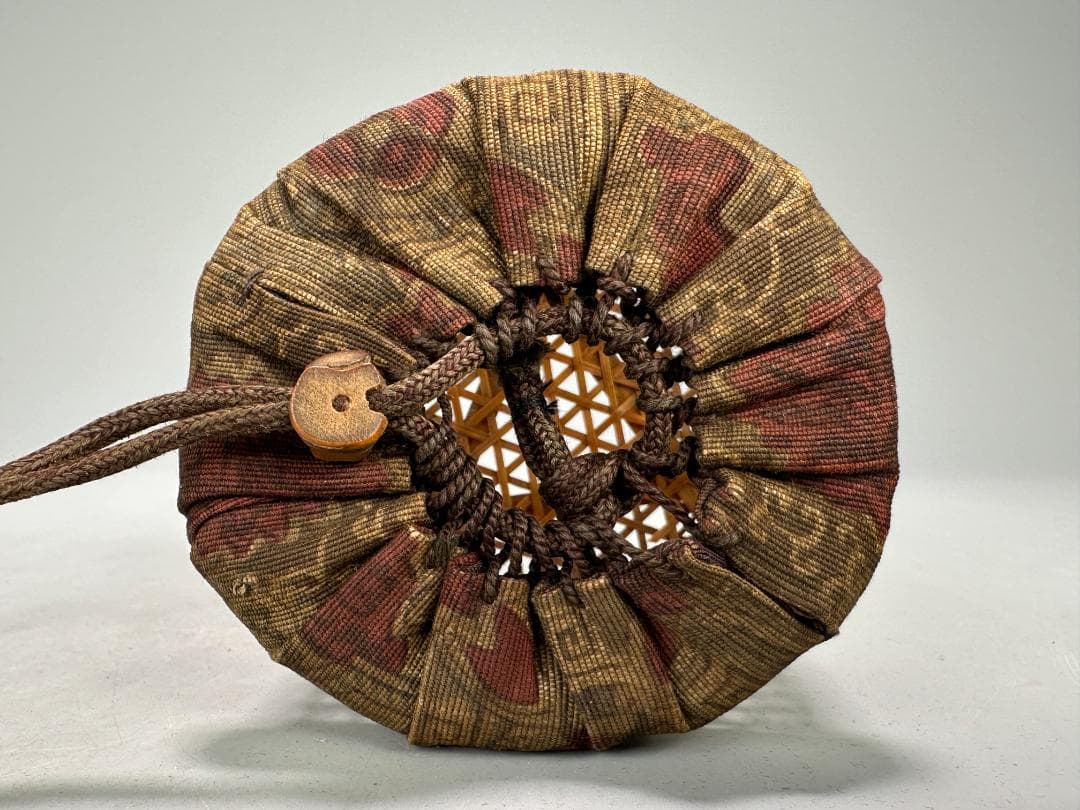 煎茶道具　茶篭　時代根付　龍根付　天然年代　時代物　古物　美品